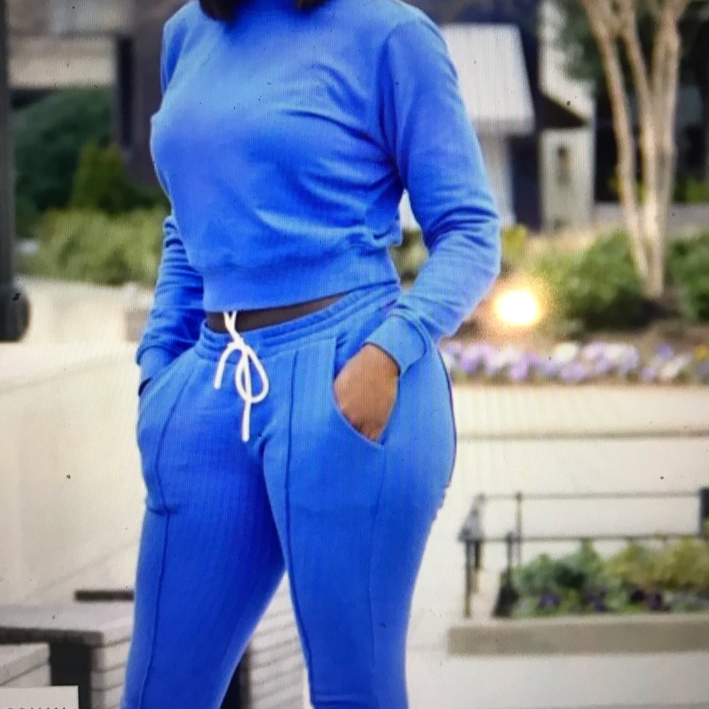 Two piece Sweatsuit.